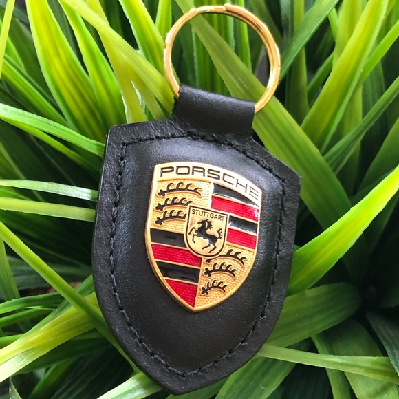 Porsche Design Accessories - Porsche Leather Keychain